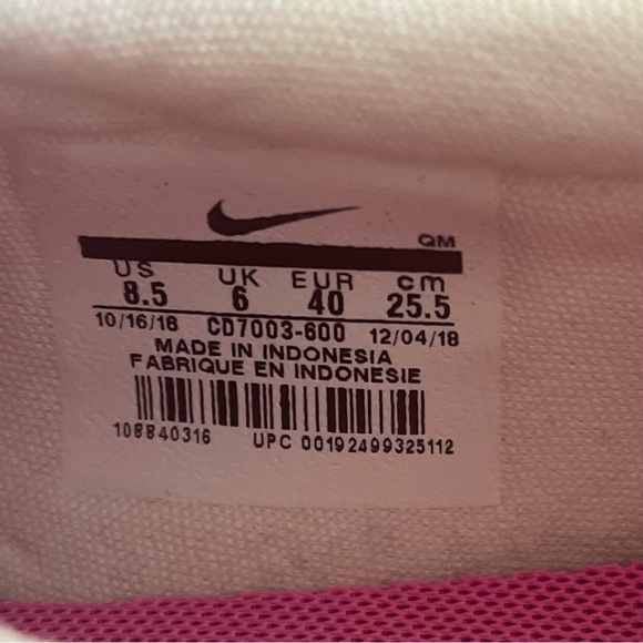 NIKE Women’s Court Royale AC Slip On “Laser Fuchsia” - Picture 14 of 14